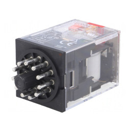 Releu electromagnetic 3PDT 24VAC 10A | Electronic-mag.ro | Componente Electronice