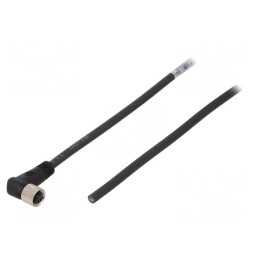 Cablu Conectare M8 4 Pini 3m Unghi 30VAC 4A PUR | Electronic-mag.ro | Componente Electronice