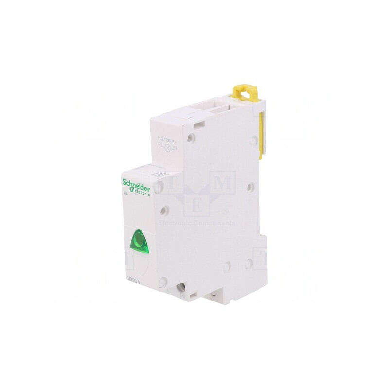 Lampă de control LED pentru șină DIN ACTI9 110-230VAC | Electronic-mag.ro | Componente Electronice
