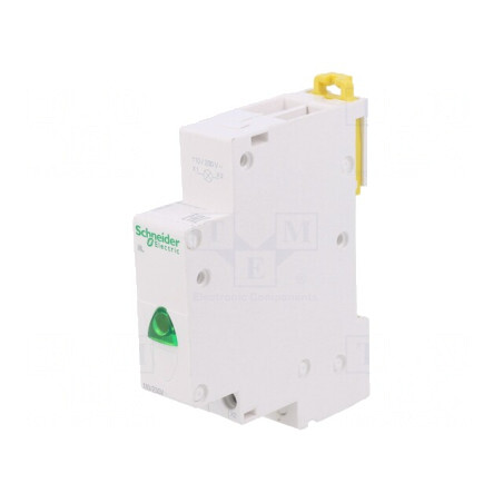 Lampă de control LED pentru șină DIN ACTI9 110-230VAC | Electronic-mag.ro | Componente Electronice