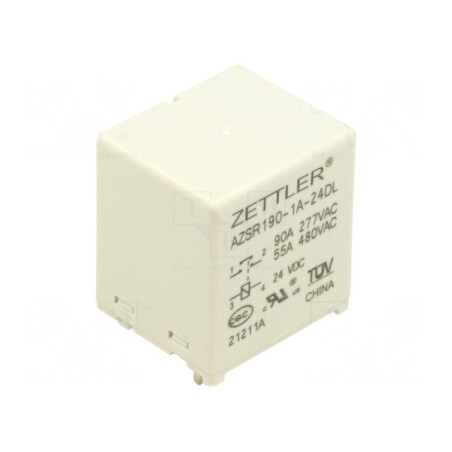 Releu Electromagnetic de Putere SPST-NO 24VDC 90A | Electronic-mag.ro | Componente Electronice