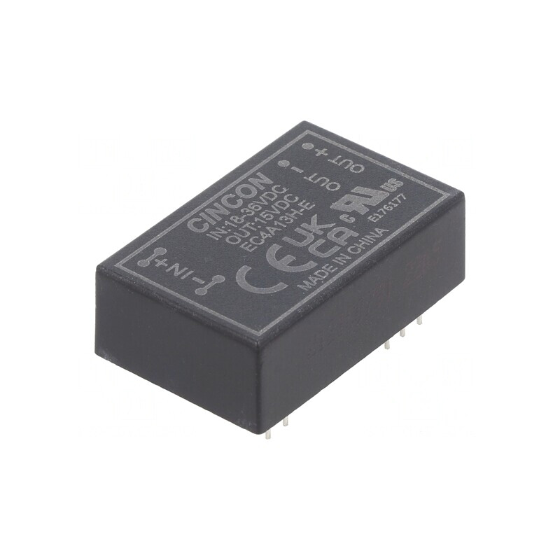 Convertor DC/DC 5/6W 18-36V la 15V 400mA THT | Electronic-mag.ro | Componente Electronice