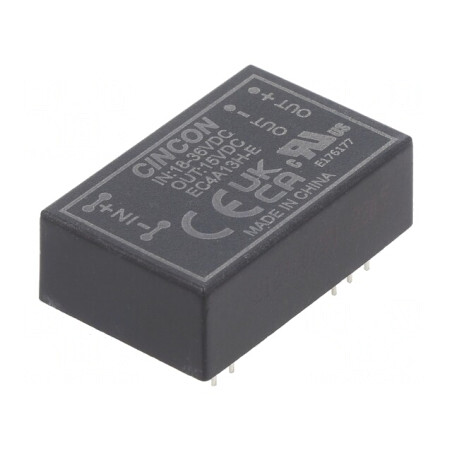 Convertor DC/DC 5/6W 18-36V la 15V 400mA THT | Electronic-mag.ro | Componente Electronice
