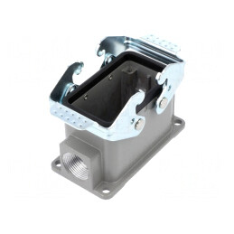Carcasă pentru conectori HDC D10B în unghi PG16 | Electronic-mag.ro | Componente Electronice