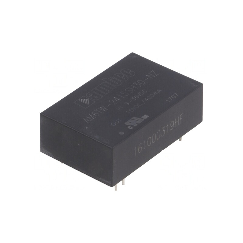 Convertor DC/DC 6W 9-36V la 15V 400mA DIP24 | Electronic-mag.ro | Componente Electronice