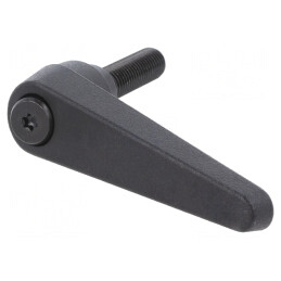 Manetă Franceză 40mm Filet 74mm Neagră | Electronic-mag.ro | Componente Electronice