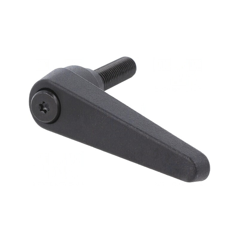 Manetă Franceză 40mm Filet 74mm Neagră | Electronic-mag.ro | Componente Electronice