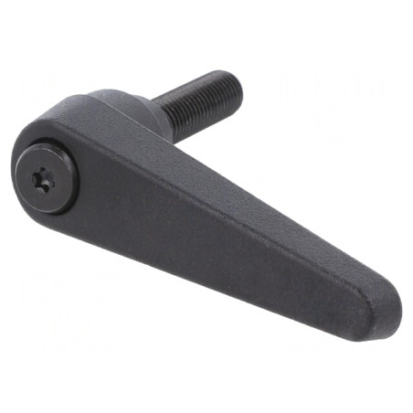 Manetă Franceză 40mm Filet 74mm Neagră | Electronic-mag.ro | Componente Electronice