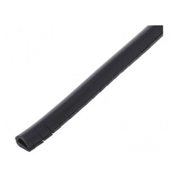 Ecran PVC Negru 9mm - 10m | Electronic-mag.ro | Componente Electronice