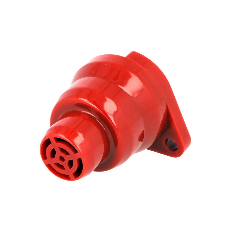 Semnalizator Acustic Buzer 10-28VDC 75dB Roșu IP34 | Electronic-mag.ro | Componente Electronice