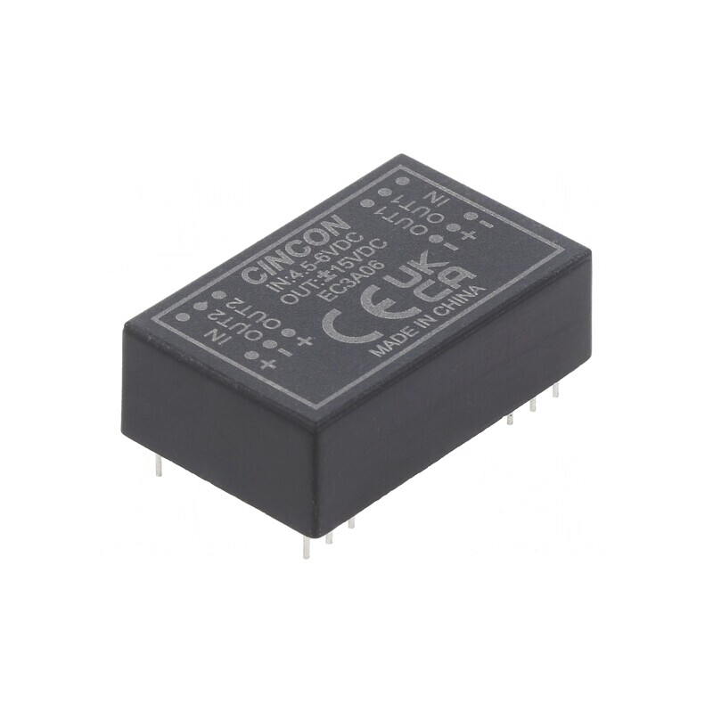 Convertor DC/DC 3W 4.5-6V la 15V/-15V THT | Electronic-mag.ro | Componente Electronice Convertor DC/DC 3W 4.5-6V la 15V/-15V THT | Electronic-mag.ro | Componente Electronice