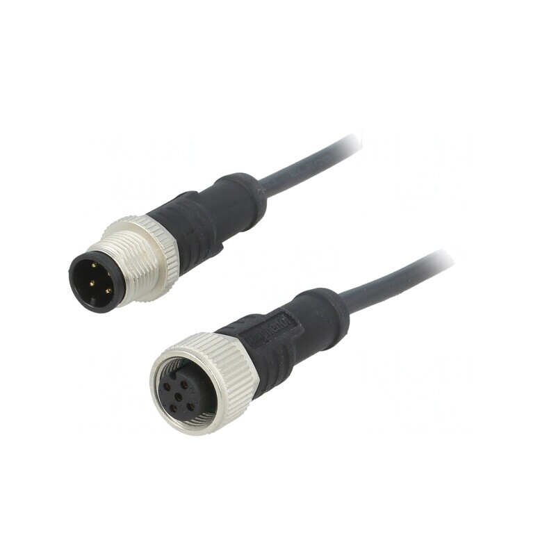Cablu pentru senzori și automatizări 1m M12-M12 | Electronic-mag.ro | Componente Electronice