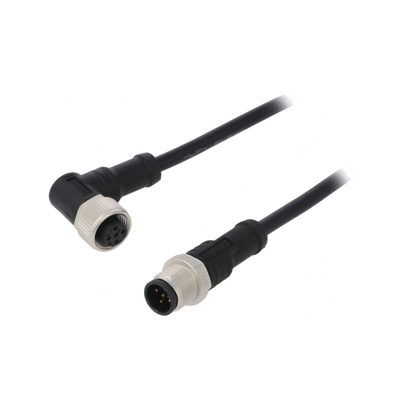 Cablu senzori automatizări M12-M12 0,5m | Electronic-mag.ro | Componente Electronice