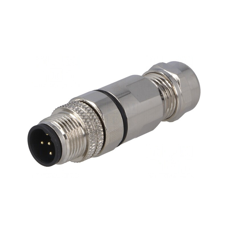 Mufă M12 PIN 5 tată Profibus IP65 60V pentru cablu | Electronic-mag.ro | Componente Electronice