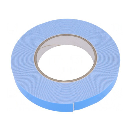 Bandă de Fixare Albă 19mm x 10m Spumă PE | Electronic-mag.ro | Componente Electronice