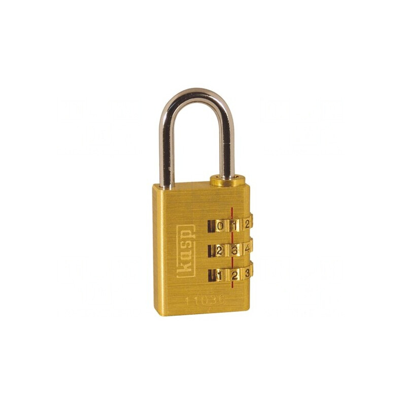 Lacăt cifru alamă 3 cifre ajustabil | Electronic-mag.ro | Componente Electronice
