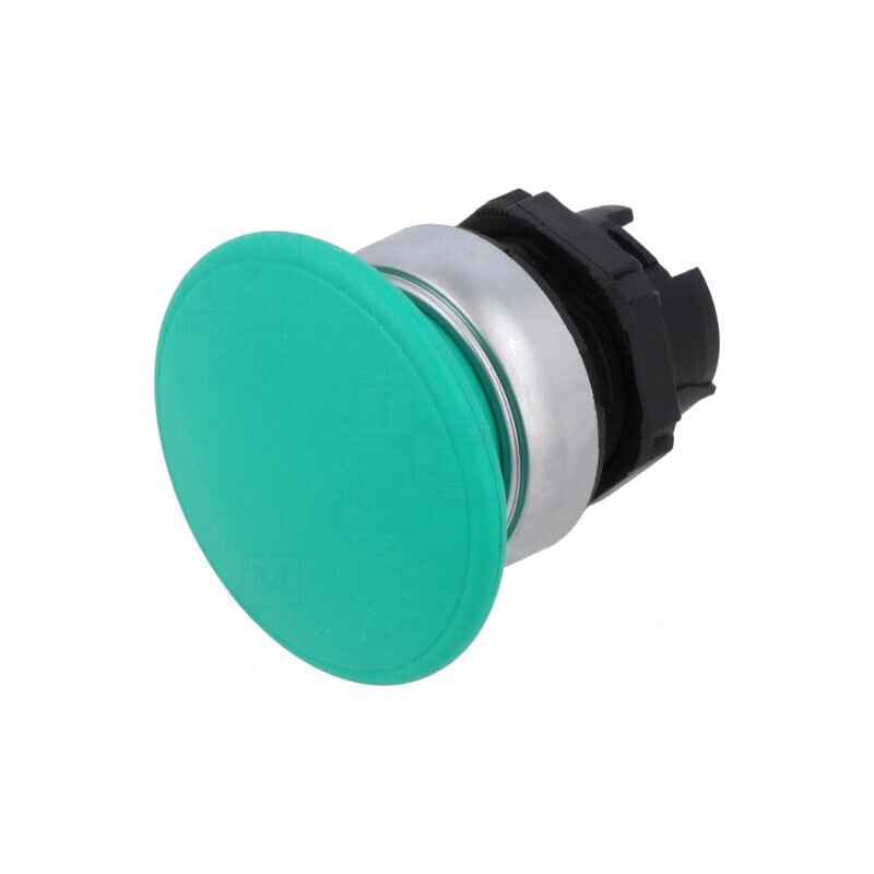 Comutator cu apăsare 22mm verde stabil 1 poziție | Electronic-mag.ro | Componente Electronice