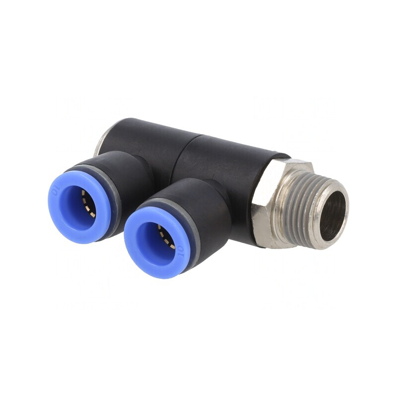 Distribuitor Plug-in Alamă Nichelată 0.95-15bar PBT 0-60°C | Electronic-mag.ro | Componente Electronice