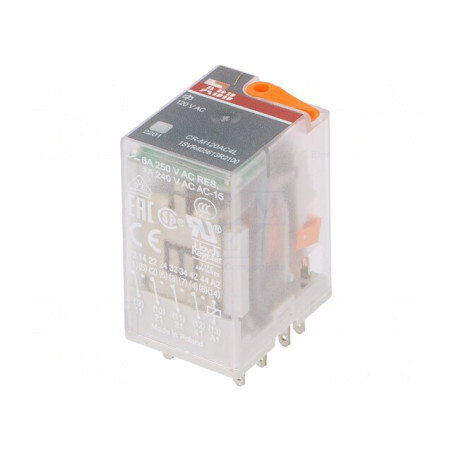 Releu Electromagnetic 4PDT 120VAC 6A | Electronic-mag.ro | Componente Electronice