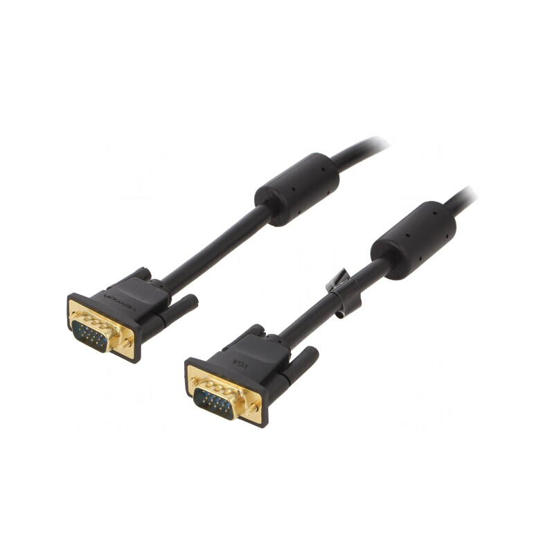 Cablu D-Sub 15pin HD Negru 10m | Electronic-mag.ro | Componente Electronice