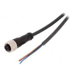 Cablu de Conectare M12 4 Pin 2m 250V 4A PUR | Electronic-mag.ro | Componente Electronice