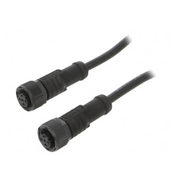 Cablu senzor automatizare 4 PIN M12-M12 1m | Electronic-mag.ro | Componente Electronice