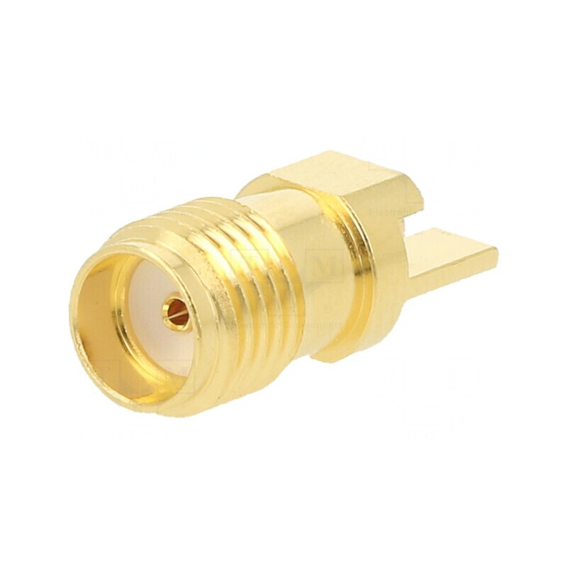 Mufă SMA mamă margine 50Ω SMT aurită | Electronic-mag.ro | Componente Electronice Mufă SMA mamă margine 50Ω SMT aurită | Electronic-mag.ro | Componente Electronice
