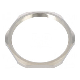Piuliță cu împământare PG42 alamă nichel 5mm 6mm | Electronic-mag.ro | Componente Electronice