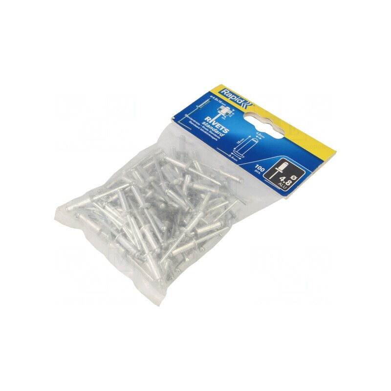 Diblu Aluminiu 4.8mm x 16mm - 100 buc. | Electronic-mag.ro | Componente Electronice Diblu Aluminiu 4.8mm x 16mm - 100 buc. | Electronic-mag.ro | Componente Electronice