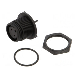 Conector Circular Soclu Tată 2 PIN IP68 250V | Electronic-mag.ro | Componente Electronice