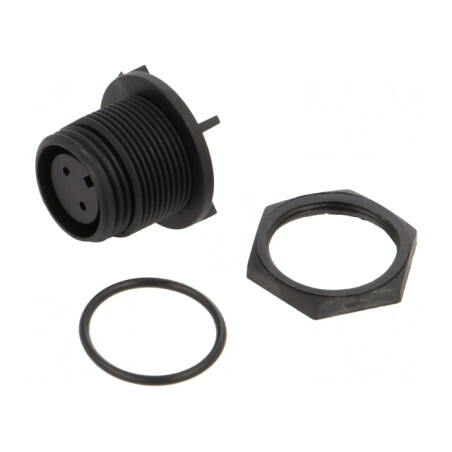 Conector Circular Soclu Tată 2 PIN IP68 250V | Electronic-mag.ro | Componente Electronice