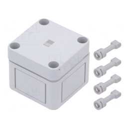 Carcasă Universală Policarbonat IP66 65x65x57mm | Electronic-mag.ro | Componente Electronice