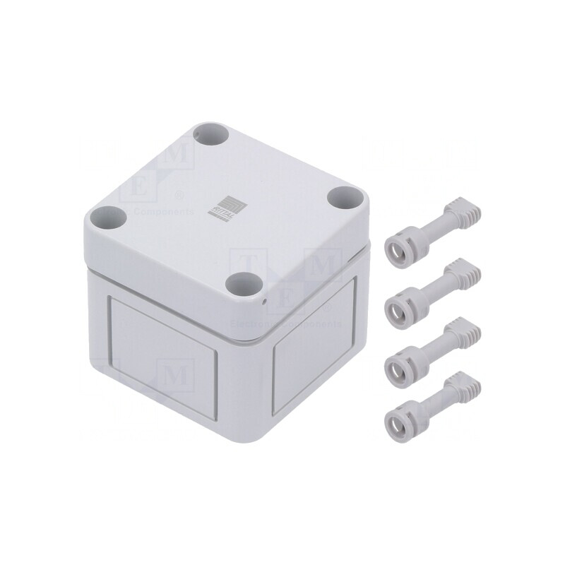 Carcasă Universală Policarbonat IP66 65x65x57mm | Electronic-mag.ro | Componente Electronice