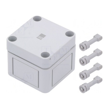 Carcasă Universală Policarbonat IP66 65x65x57mm | Electronic-mag.ro | Componente Electronice