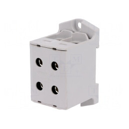 Conector de îmbinare șine 6-95mm2, 4 borne, gri, 42mm | Electronic-mag.ro | Componente Electronice