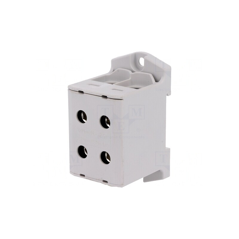 Conector de îmbinare șine 6-95mm2, 4 borne, gri, 42mm | Electronic-mag.ro | Componente Electronice Conector de îmbinare șine 6-95mm2, 4 borne, gri, 42mm | Electronic-mag.ro | Componente Electronice