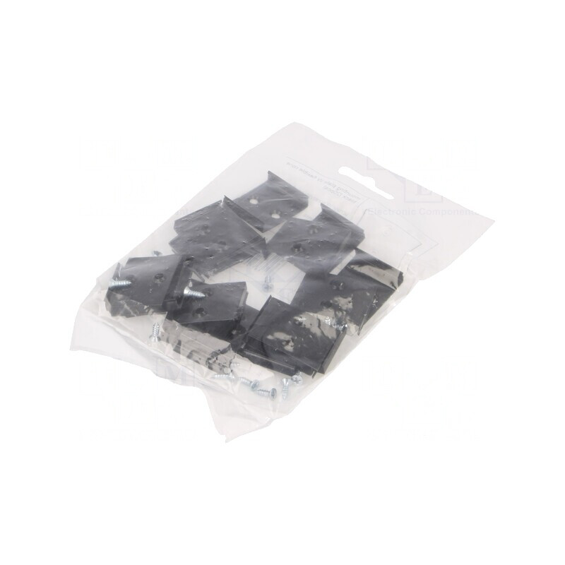 Suport flexibil negru 20 buc oțel inoxidabil WIDE24 | Electronic-mag.ro | Componente Electronice