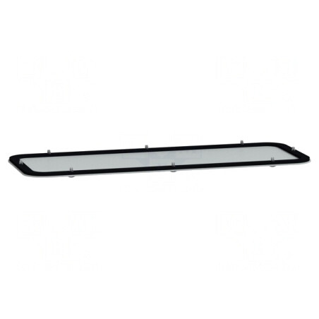 Placă trecere cabluri oțel 130x345mm Spacial S3D | Electronic-mag.ro | Componente Electronice