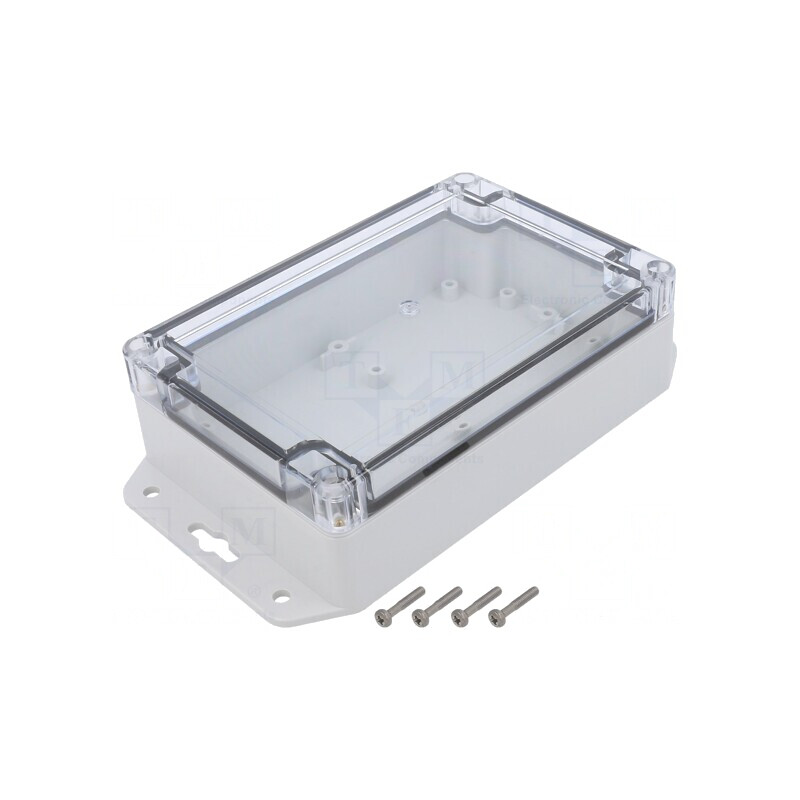 Carcasă Universală ABS Gri Deschis 100x150x45 mm | Electronic-mag.ro | Componente Electronice