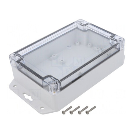 Carcasă Universală ABS Gri Deschis 100x150x45 mm | Electronic-mag.ro | Componente Electronice