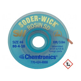 Bandă Dezlipit Fără Halogenuri cu Colofoniu 2.8mm | Electronic-mag.ro | Componente Electronice
