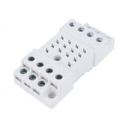 Stativ PIN pentru Șină DIN cu Cleme și Șurub 250VAC 10A | Electronic-mag.ro | Componente Electronice