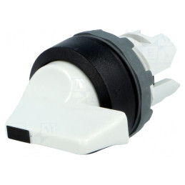 Comutator Rotativ 22mm 2 Puncte Gri | Electronic-mag.ro | Componente Electronice