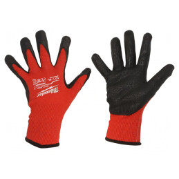 Mănuşi de protecţie XL negru/roşu | Electronic-mag.ro | Componente Electronice
