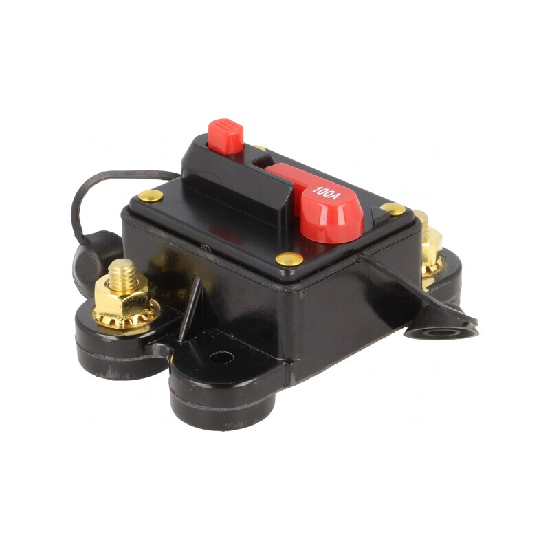 Siguranță automată auto 100A neagră 12-24VDC | Electronic-mag.ro | Componente Electronice