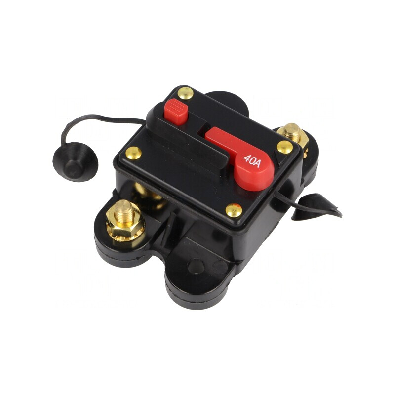 Siguranţă automată auto 40A neagră 12-24VDC | Electronic-mag.ro | Componente Electronice