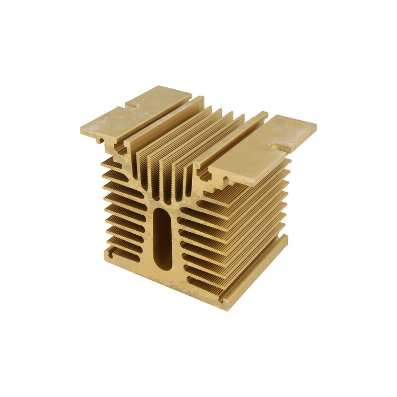 Radiator Aluminiu Aurie 70x110x81mm | Electronic-mag.ro | Componente Electronice