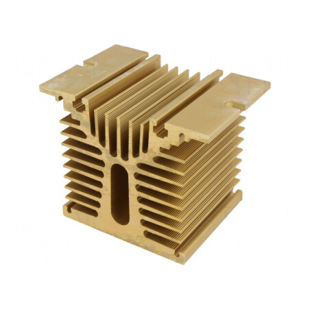 Radiator Aluminiu Aurie 70x110x81mm | Electronic-mag.ro | Componente Electronice