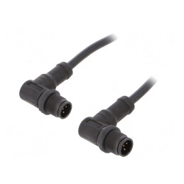 Cablu pentru senzori și automatizări M12-M12 1m | Electronic-mag.ro | Componente Electronice