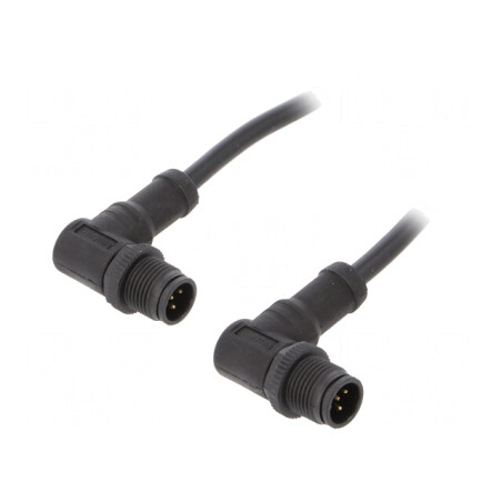 Cablu pentru senzori și automatizări M12-M12 1m | Electronic-mag.ro | Componente Electronice